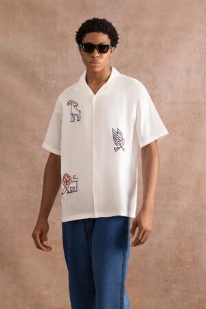 AT White Emblem Shirt
