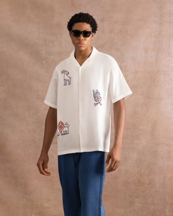 AT White Emblem Shirt