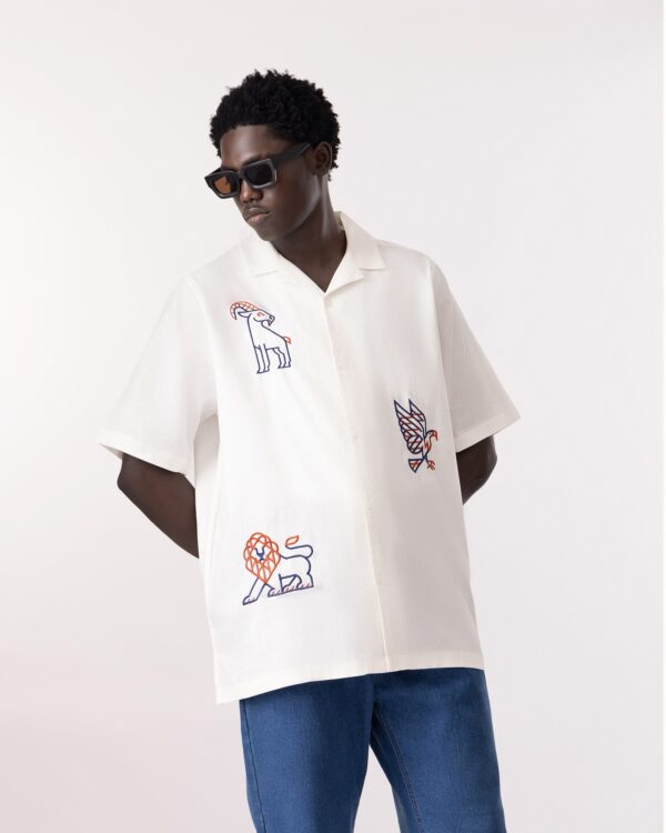 AT White Emblem Shirt - Image 2